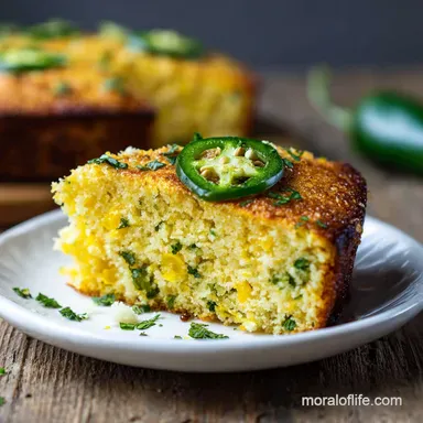 Jalapeno Cornbread Recipe with Creamed Corn Recipe Card