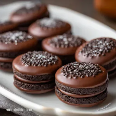 No Bake Oreo Chocolate Balls Recipe for 36 Servings Recipe Card