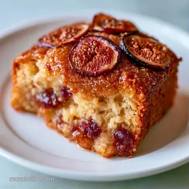 Ocracoke Fig Cake for 10 Slices Recipe Card