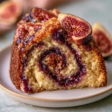 Fig Jam Cake for 12 Servings Recipe Card