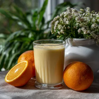Orange Julius: Velvety Citrus Emulsion Recipe Card
