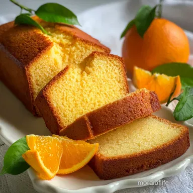 Orange Pound Cake Recipe: Zesty & Moist Recipe Card