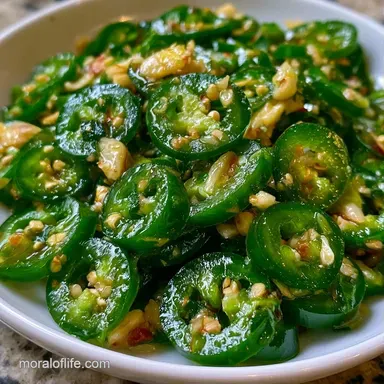 Pickled Jalapeno Slices for Meal Prep Recipe Card