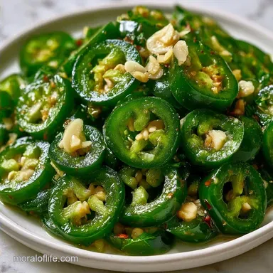 Pickled Jalapeno Slices for Meal Prep
