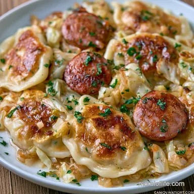 Pierogies and Kielbasa: Crispy Roasted