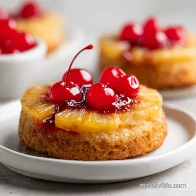 Easy Pineapple Upside Down Sugar Cookie That Delights with Maraschino Cherries for 12 Servings