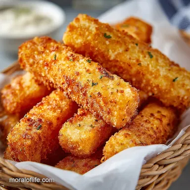 Potato Cheese Sticks Recipe for 4 Servings Recipe Card