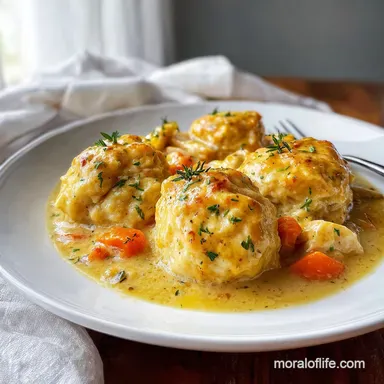 Chicken and Dumplings Recipe: Ready in 30 Min Creamy Recipe Card