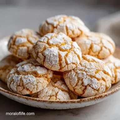 Lemon Crinkle Cookies Recipe | 22 Min Recipe Card