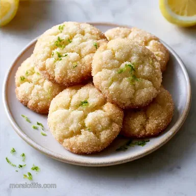 Real Lemon Sugar Cookies: Crispy Edges