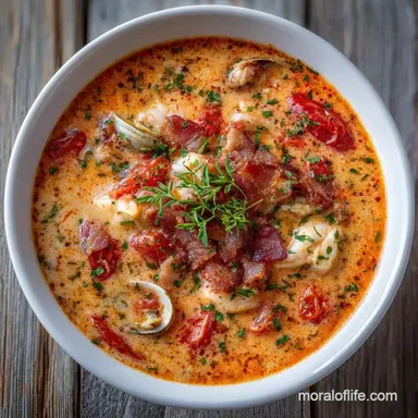 Red Clam Chowder Recipe in 45 Minutes Recipe Card