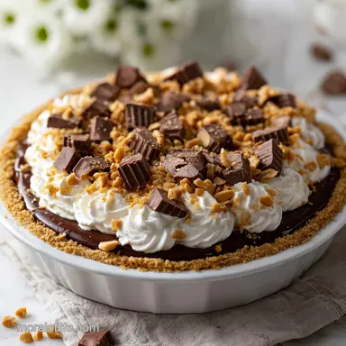 Reeses Peanut Butter Pie No-Bake