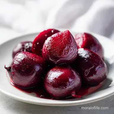 Beet Salad for 4 Servings: Roasted Recipe Card