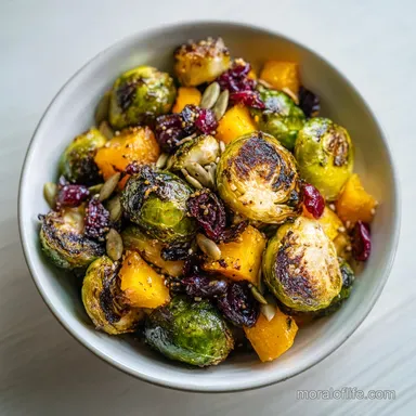 Maple Brussels Sprouts & Squash for 8 Recipe Card