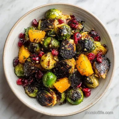 Maple Brussels Sprouts & Squash for 8