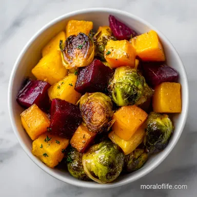 Winter Vegetable Salad for 4 Servings Recipe Card