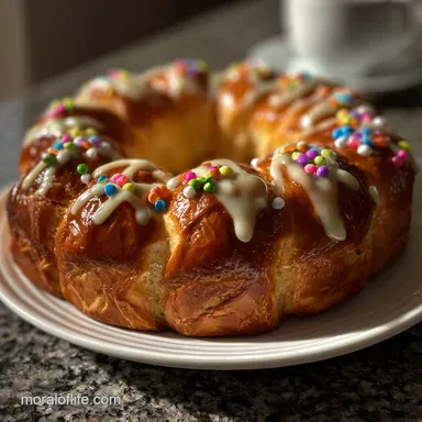 Rosca de Reyes Traditional Recipe with Citrus Recipe Card