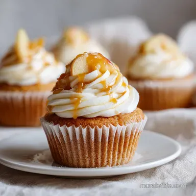 Salted Caramel Apple Cupcakes in 47 Minutes
