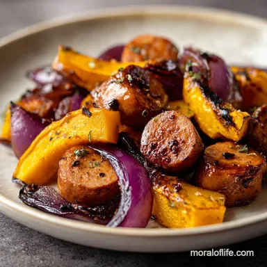 Sausage Butternut Squash for 4 Servings