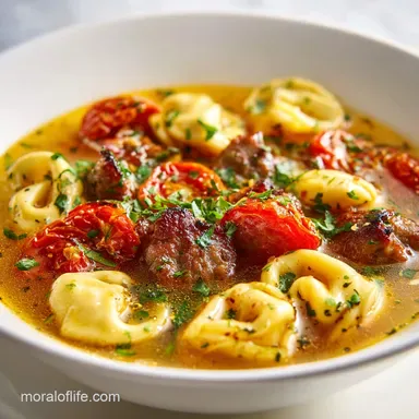 Sausage Tortellini Soup in 35 Minutes