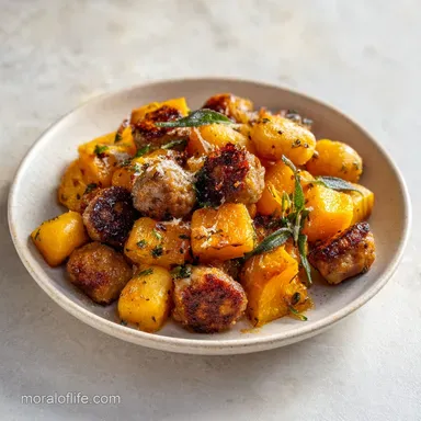 Fall Dinner Recipe with Roasted Butternut: 35 Min