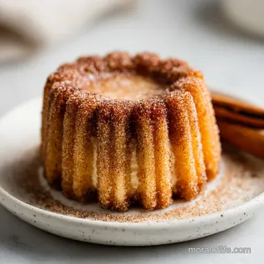 Simple Churro Cheesecake for Parties: Baked Recipe Card