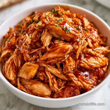 Slow Cooker BBQ Chicken for 8 Servings