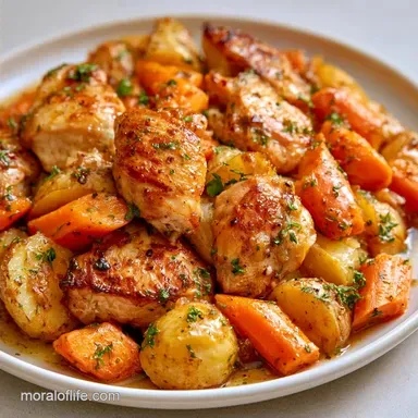 Slow Cooker Chicken and Vegetables for 4