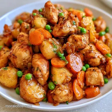 Slow Cooker Chicken Stew with Potatoes Recipe Card