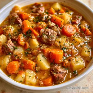 Slow Cooker Hamburger Soup with Potatoes