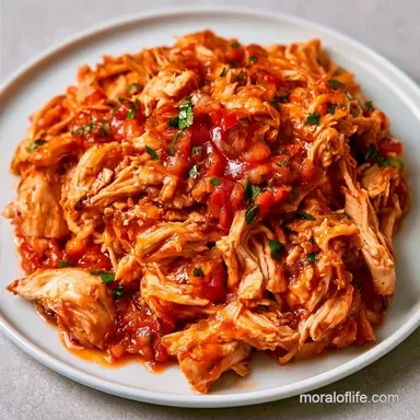 Slow Cooker Taco Chicken for 8 Servings