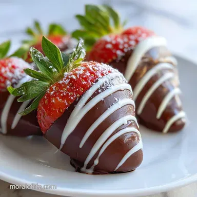 Chocolate Covered Strawberry with Secret Snap Method to Stop Sliding: Ready in 30 Min