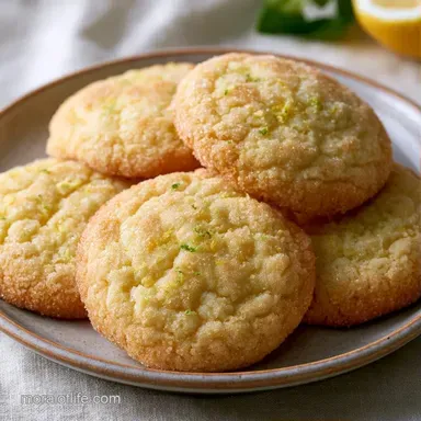 Soft Chewy Lemon Cookies in 25 Minutes Recipe Card