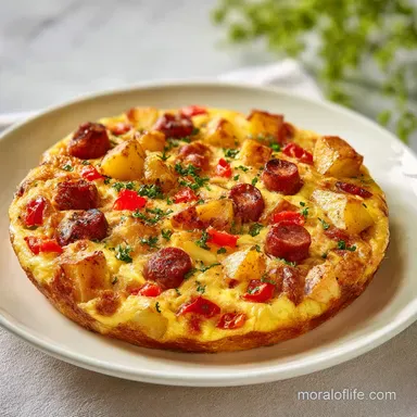 Southwest Breakfast Casserole: Baked