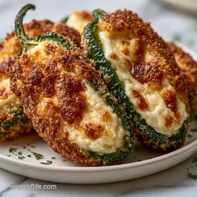 Spicy Breaded Air Fryer Jalapenos Crispy Recipe Card