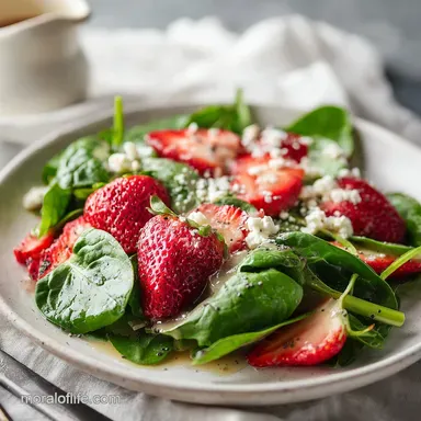 Strawberry Spinach Salad Recipe in 20 Minutes with Feta