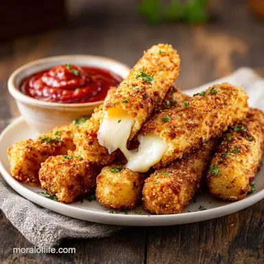 Mozzarella Sticks with String Cheese in 21 Min