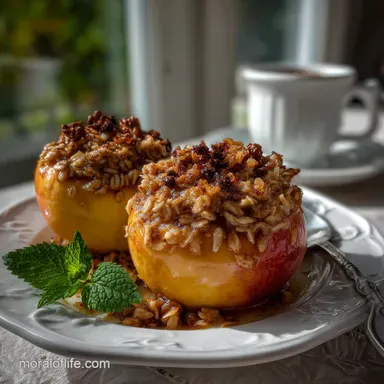 Baked Apples Recipe: Tender Spiced Dessert Recipe Card