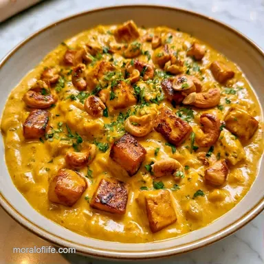 Tofu Cashew Coconut Curry in 30 Minutes Recipe Card