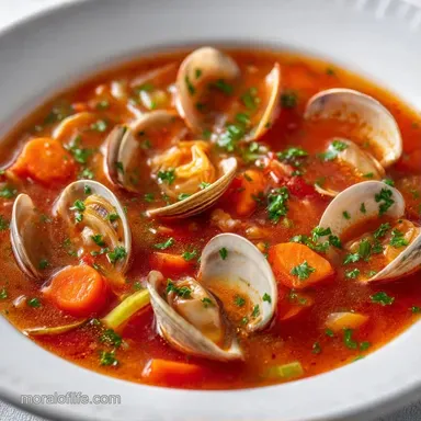 Tomato Clam Chowder in 45 Minutes Recipe Card