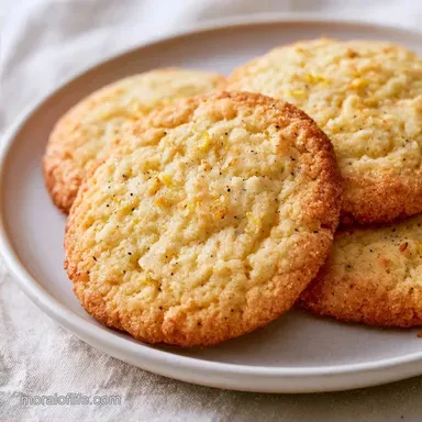 Chewy Vanilla Bean Lemon Sugar Cookies
