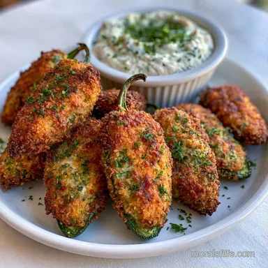 Vegan Jalapeno Poppers with Cashew Cream Recipe Card