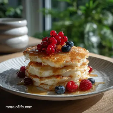 Vegan Pancake Recipe for Fluffy Pancakes Recipe Card