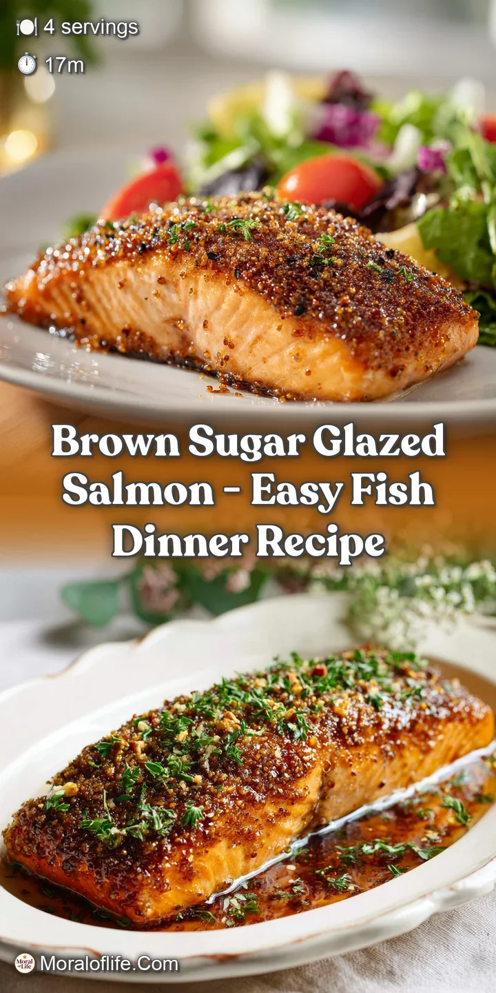 Close-up of a rich, mahogany-glazed salmon portion, revealing tender, flaky texture and a hint of steam.