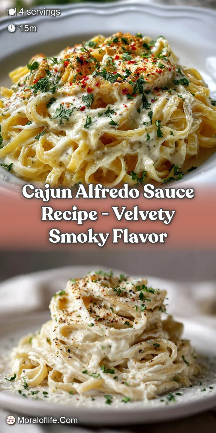 Close-up of creamy, spiced Alfredo sauce clinging to perfectly cooked pasta. Steam suggests comforting warmth. Mouthwatering.