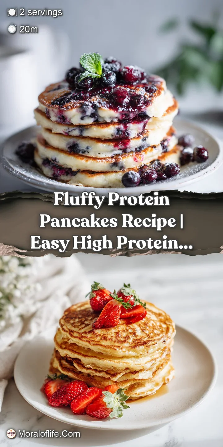 Close-up of a moist, airy pancake showing its tender texture, topped with a bright red berry.