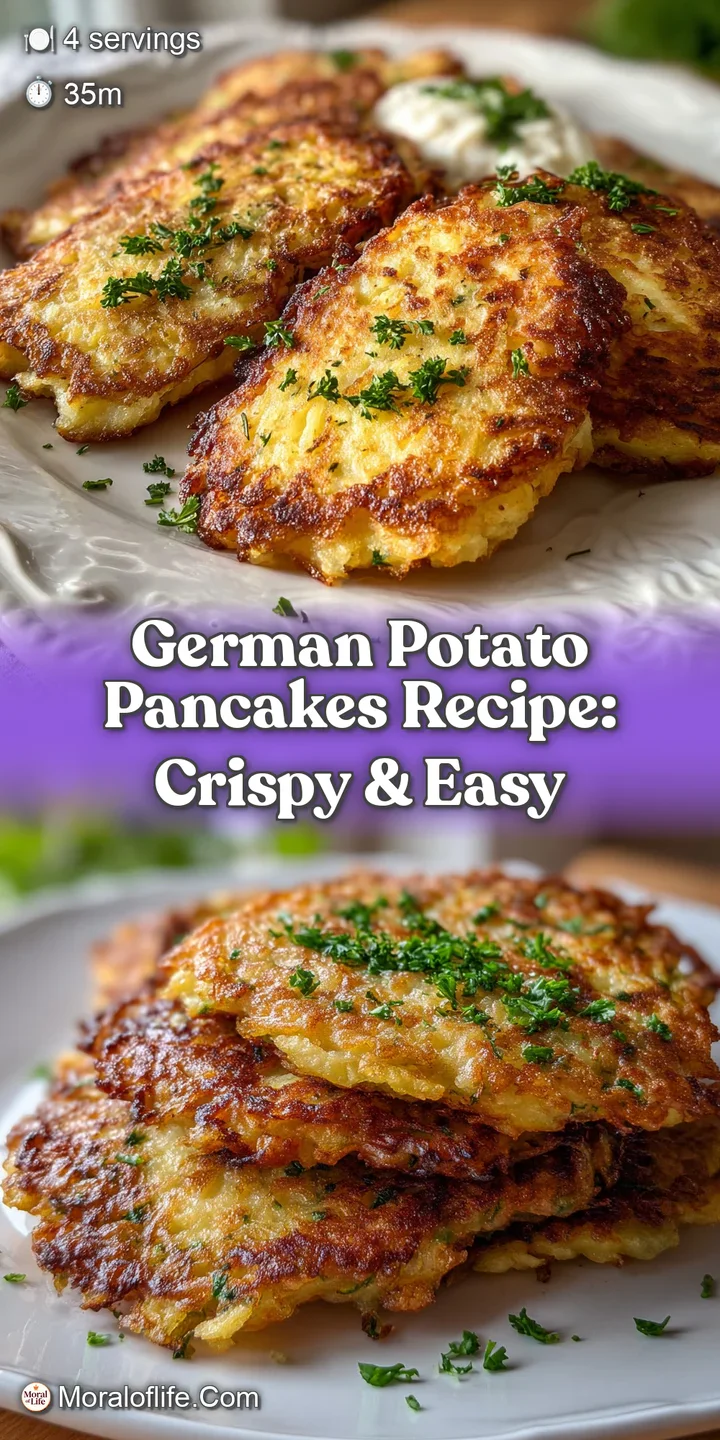 Close-up of a warm potato pancake, showing its coarse texture and golden-brown, almost caramelized crust. So delicious.