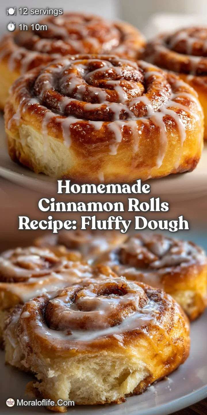 Close-up of a soft, swirled cinnamon roll with gooey icing. The spiral layers showcase warm, golden brown and tempting tex...