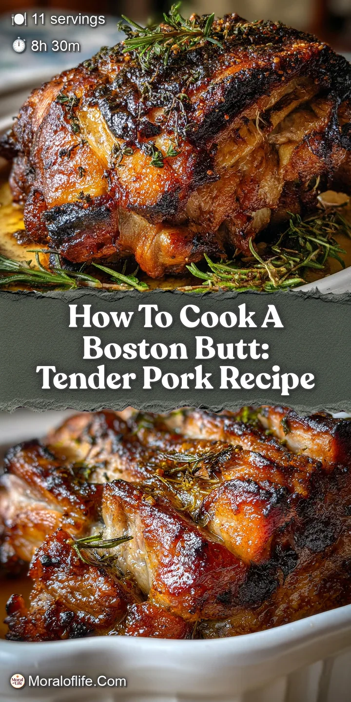 Close-up: glistening, tender pulled pork with a deep mahogany crust. Wisps of steam suggest a warm, savory delight.