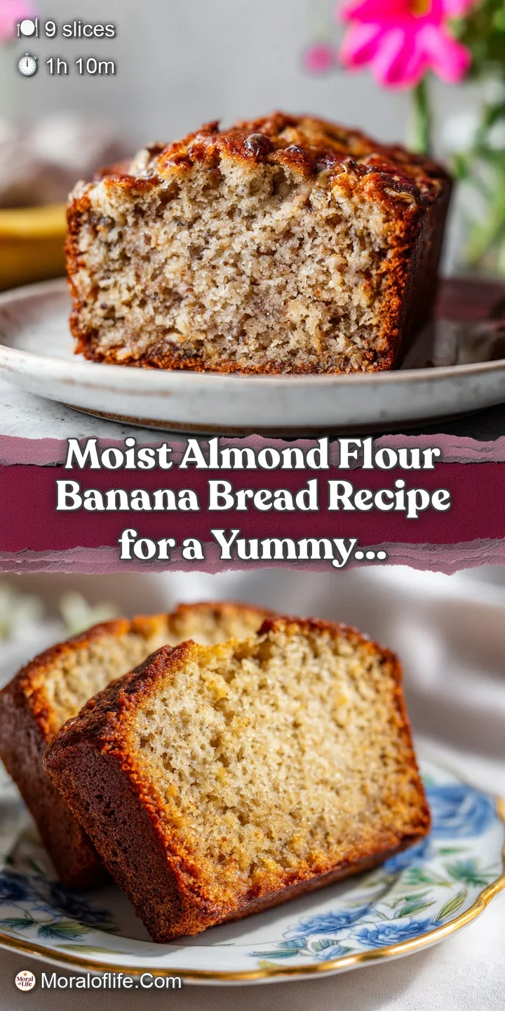 Close-up of a tender banana bread slice, revealing a soft crumb and a hint of cinnamon spice.